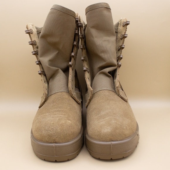 Rocky 798 Army Vibram Tan Hot Weather Combat Boots Coyote Men's Size 6R EU 38 - Picture 2 of 9